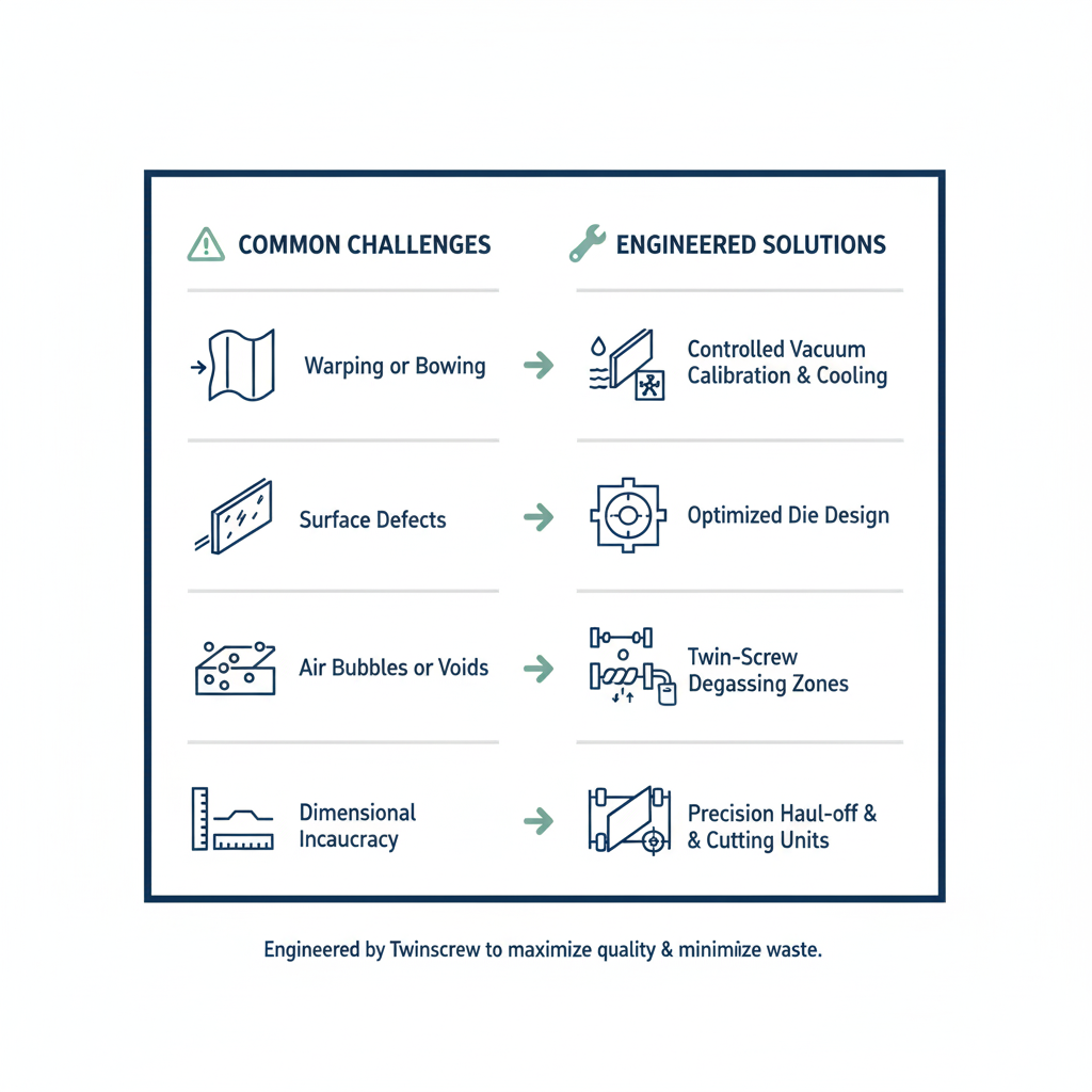 Common Extrusion Challenges and Solutions